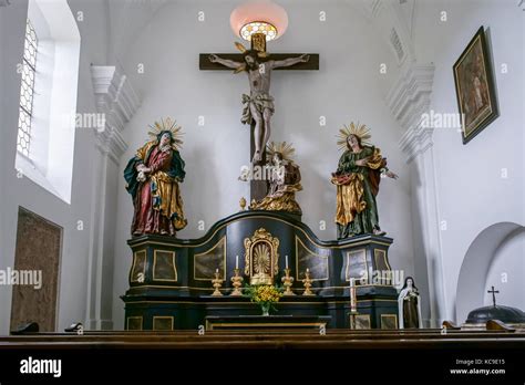 Interior View of the Parish Church of St. Georgen Stock Photo - Alamy