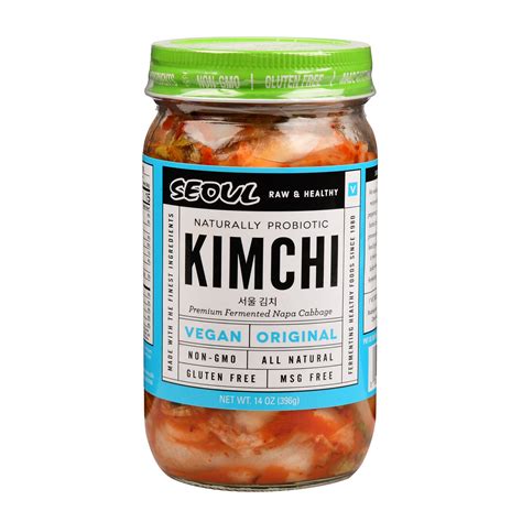 Seoul Vegan Kimchi, 14 oz - Walmart.com | Vegan, Kimchi, Base foods