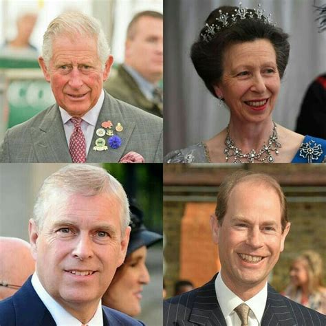 The 4 Royal children. | Royal family portrait, Princess anne, The ...