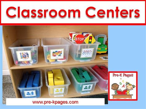 Preschool Centers In Classroom