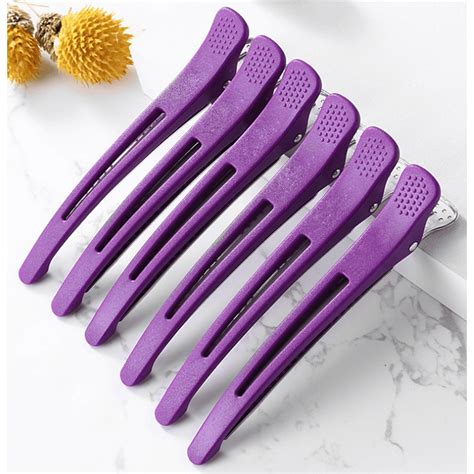 6pcs Professional Hair Clips for Styling Sectioning, Non Slip No-Trace ...