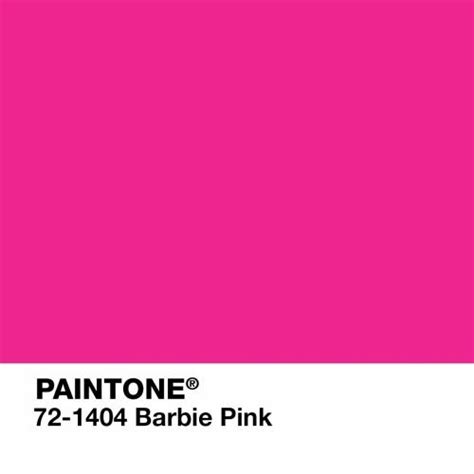 a pink color with the words painttone 724 - 104 barbie pink on it