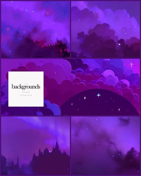 Purple Space Backgrounds by effing-stock on DeviantArt