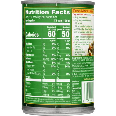 Canned Peas And Carrots Nutrition – Runners High Nutrition