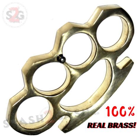 100% Real Brass Belt Buckle - Solid Brass Knuckles – Slash2Gash