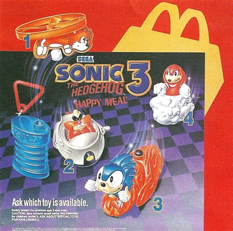 Sonic the Hedgehog 3 Mcdonalds Toys US Ad | Happy meal, Retro toys ...