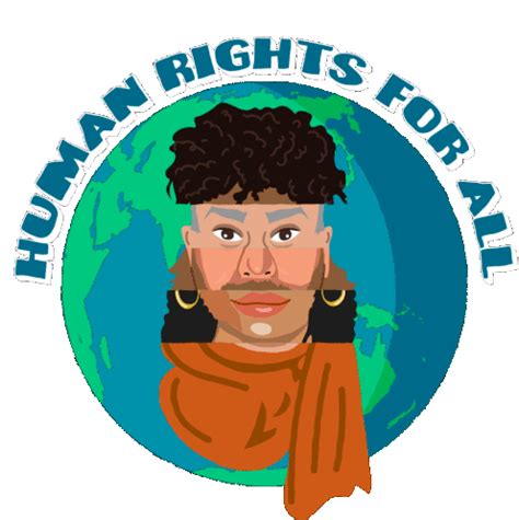 Human Rights For All World Citizens Sticker - Human Rights For All World Citizens Human Rights ...