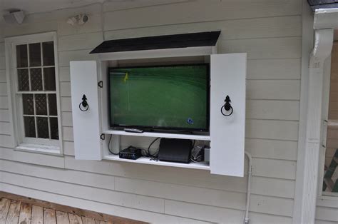 TV in a Box. | Outdoor tv cabinet, Outdoor cabinet, Outdoor tv box