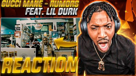 HE DISSED POOKIE LOC! | Gucci Mane - Rumors feat. Lil Durk (REACTION ...