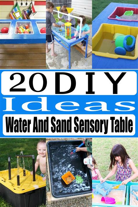 20 DIY Sensory Table And Water Table Ideas To Have Fun - Craftsy