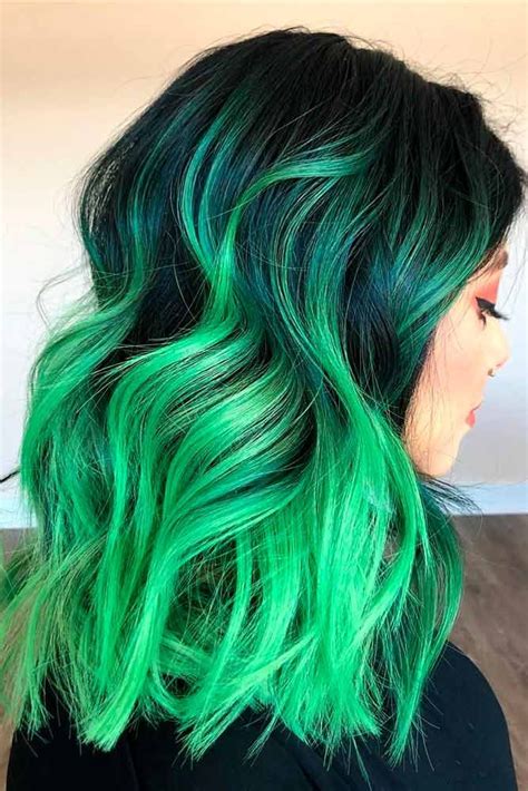 The Top Green Hair Color Ideas And How To Get Them | Green hair dye, Green hair colors, Hair dye ...