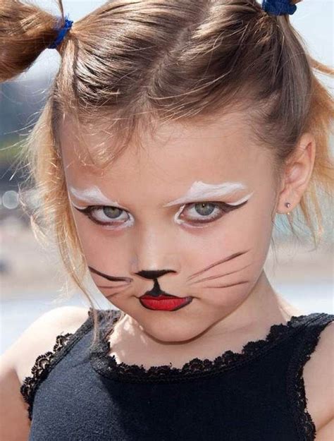 maquillage-halloween-chat-facile-idee | Face painting halloween, Face painting easy, Kids face paint