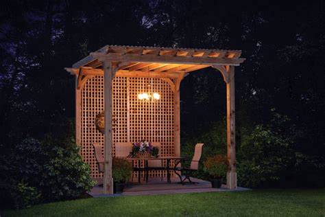 Amish-Crafted Wood Pergola Kits for Sale Nationwide