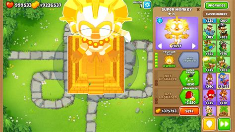 True Sun God with big monkeys activated : r/btd6