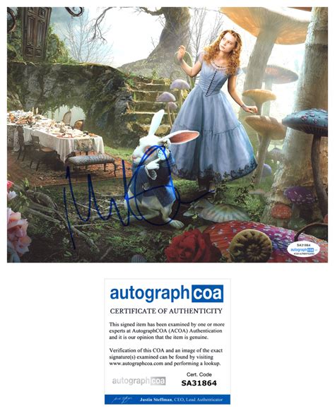 Michael Sheen Alice in Wonderland Signed Autograph 8x10 Photo ACOA #5 | Outlaw Hobbies Authentic ...