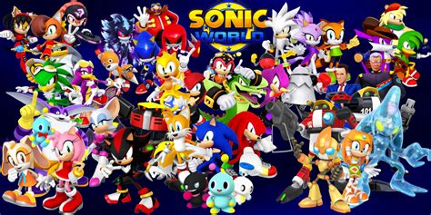 Sonic World Wallpaper -Sonic Heroes Style new Ver by Shadic2001SonicWorld on DeviantArt