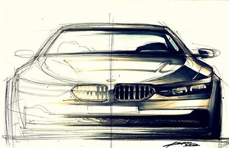 another bmw front view | Car sketch, Industrial design sketch, Car design sketch