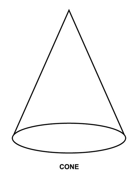 Cone coloring page | Download Free Cone coloring page for kids | Best Coloring Pages