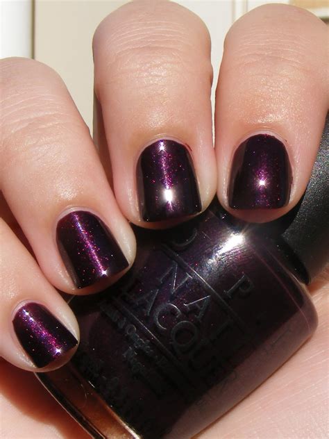 Nail Juice: OPI Black Cherry Chutney