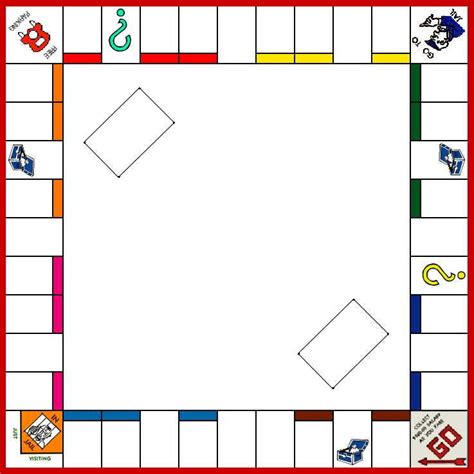 Monopoly Board Template Pdf - traxsite