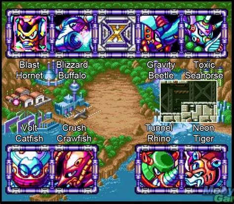 In Mega Man X3, it always bothered me that the stage select screen didn ...