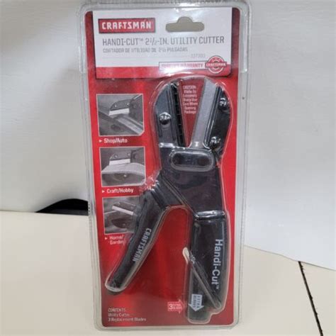 CRAFTSMAN HANDI-CUT 2 1/2" UTILITY CUTTER 37300 WITH IN HANDLE BLADE STORAGE | eBay