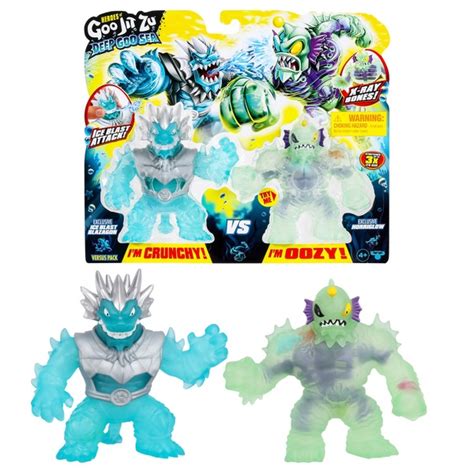 Heroes of Goo Jit Zu Deep Goo Sea Blazagon vs Horriglow 2 Pack | Smyths ...