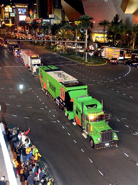 Hauler Parade on Las Vegas Strip Kickstarts NASCAR Weekend - Las Vegas Top Picks