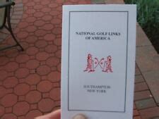 National Golf Links of America Brand New Scorecard | eBay