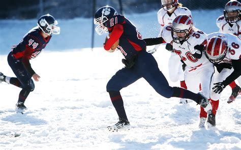 Free Images : snow, game, runner, ice hockey, winter sport, team, american football, sports ...