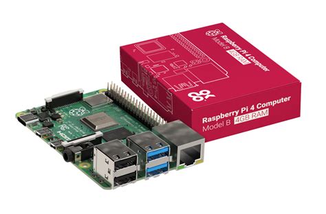 บอร์ด Raspberry Pi 4 Model B (4GB) - TESR Shop