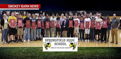 Springfield High Football Receives State Proclamation | Smokey Barn News