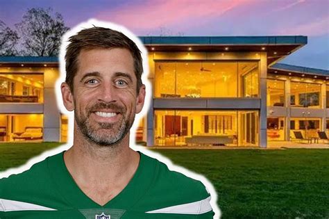 See inside Aaron Rodgers' cool new ultramodern New Jersey home