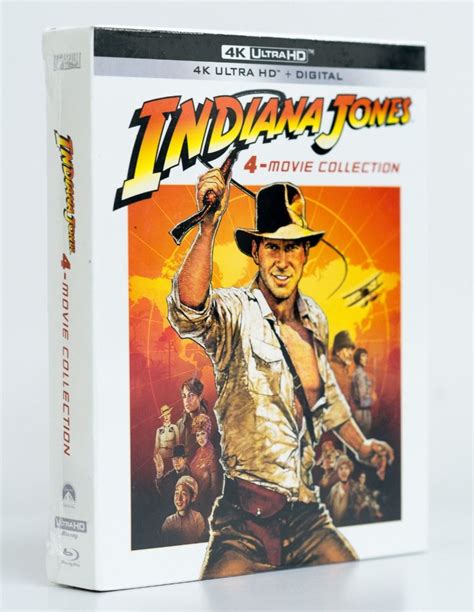 Indiana Jones: 4-Movie Collection 4K Blu-ray, Hobbies & Toys, Music ...