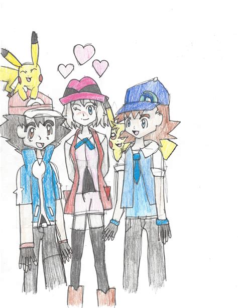 Ash X Ritchie- Friendly Reunion by Pikafan09 on DeviantArt