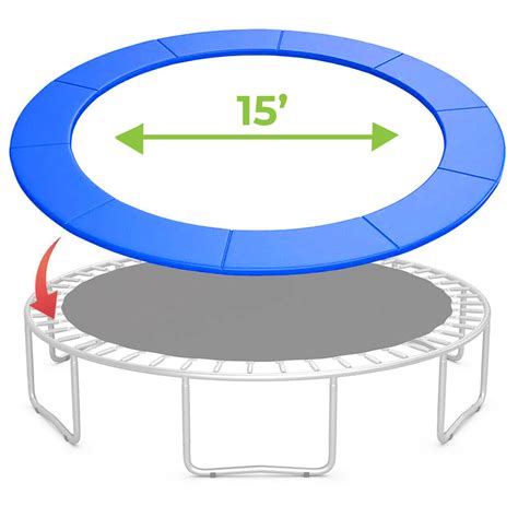 15-Foot Universal Trampoline Frame Pad Replacement, Blue Outdoor Games & Toys at Lowes.com