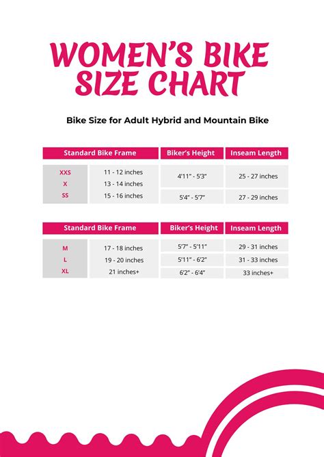 Kids Bike Size Chart in PDF - Download | Template.net