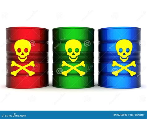 Toxic Waste Barrel Royalty Free Stock Photo - Image: 20765085