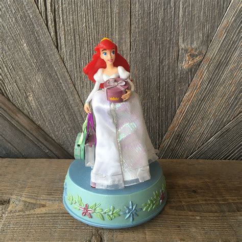 The Little Mermaid Ariel Christmas Ornament Figurine Musical - Etsy