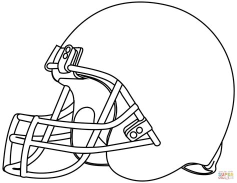 25+ Creative Picture of Football Helmet Coloring Page - albanysinsanity.com