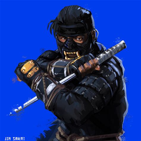 Jin Sakai from Ghost Of Tsushima [DIGITAL ART] : r/playstation