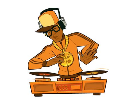 Hip Hop Nigh Promo Element: the DJ by Matthew Moss on Dribbble