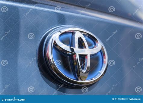 Toyota hybrid logo editorial stock photo. Image of plugin - 91743483