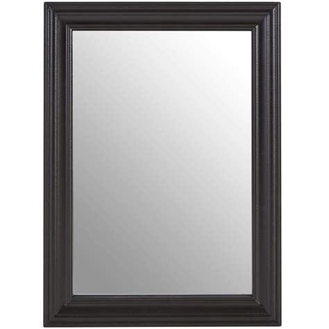 Regatta Black Wooden Framed Wall Mirror | The Haven Home Interiors