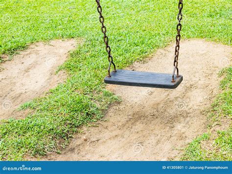 Swing in the park stock image. Image of park, public - 41305801