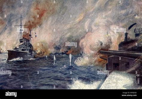 . English: Battle of Coronel, 1914-11-01 . 1914 66 Battle of Coronel Stock Photo - Alamy