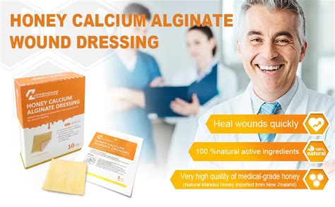 HoffenCare® Honey Calcium Alginate Wound Dressing – Hoffen Care