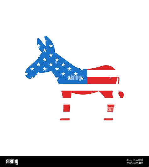 Donkey as a Symbol of American Democrats Stock Photo - Alamy