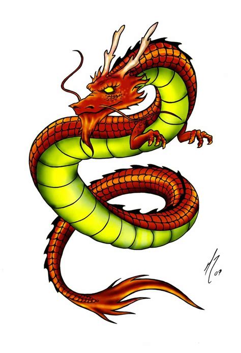 Chinese Dragon Drawing | Free download on ClipArtMag