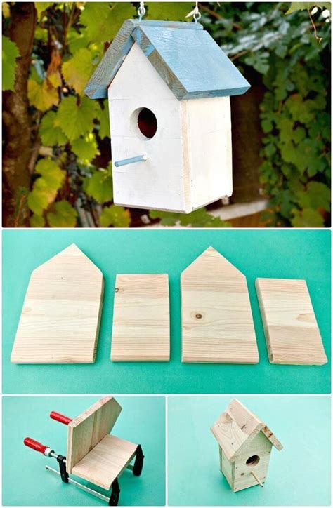 Easy DIY a Bird House Tutorial - How to build a Birdhouse? 55 Easy DIY Birdhouse Ideas - DIY ...